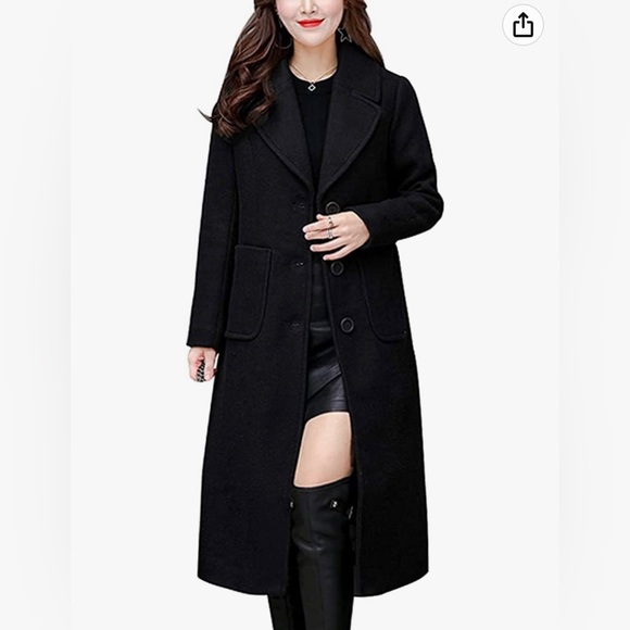 Jackets & Coats | Wool Blend Long Coat | Poshmark